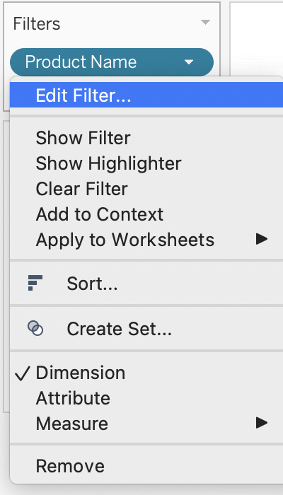 Figure 8.13 – Edit Filter…