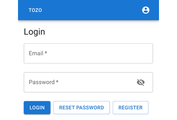 Figure 5.4: The Login page 
