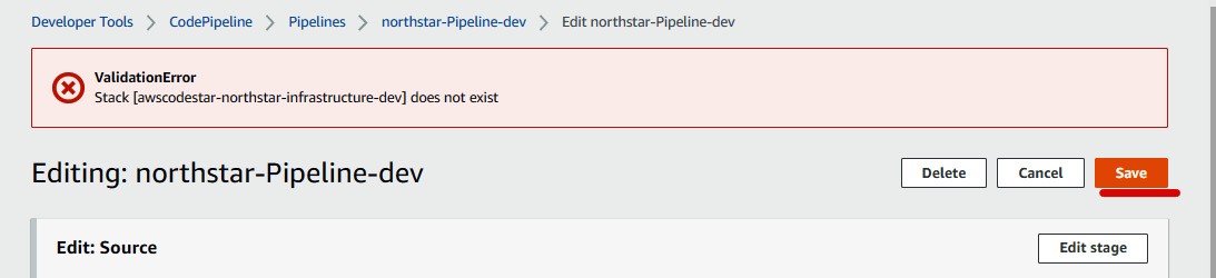 Figure 1.42 – Saving the development pipeline
