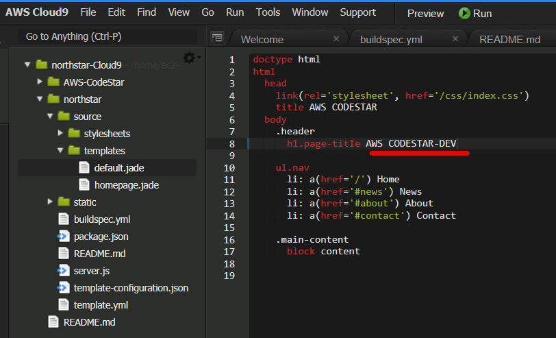 Figure 1.43 – Modifying the code for the develop branch
