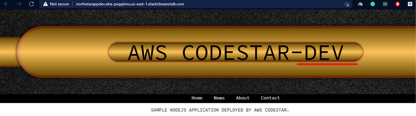 Figure 1.46 – Development environment Node.js web application
