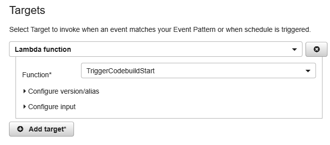 Figure 1.54 – CloudWatch target 
