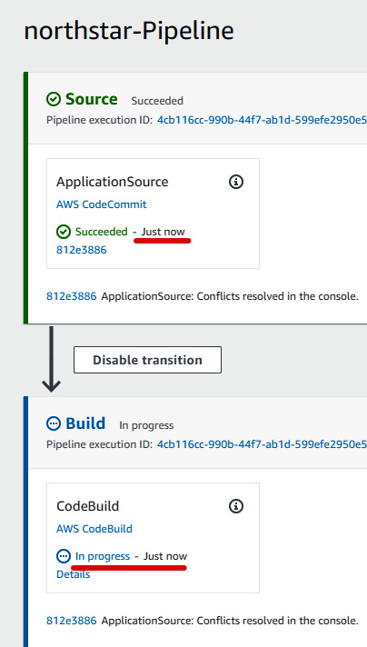 Figure 1.71 – Pipeline triggered the moment merge finishes
