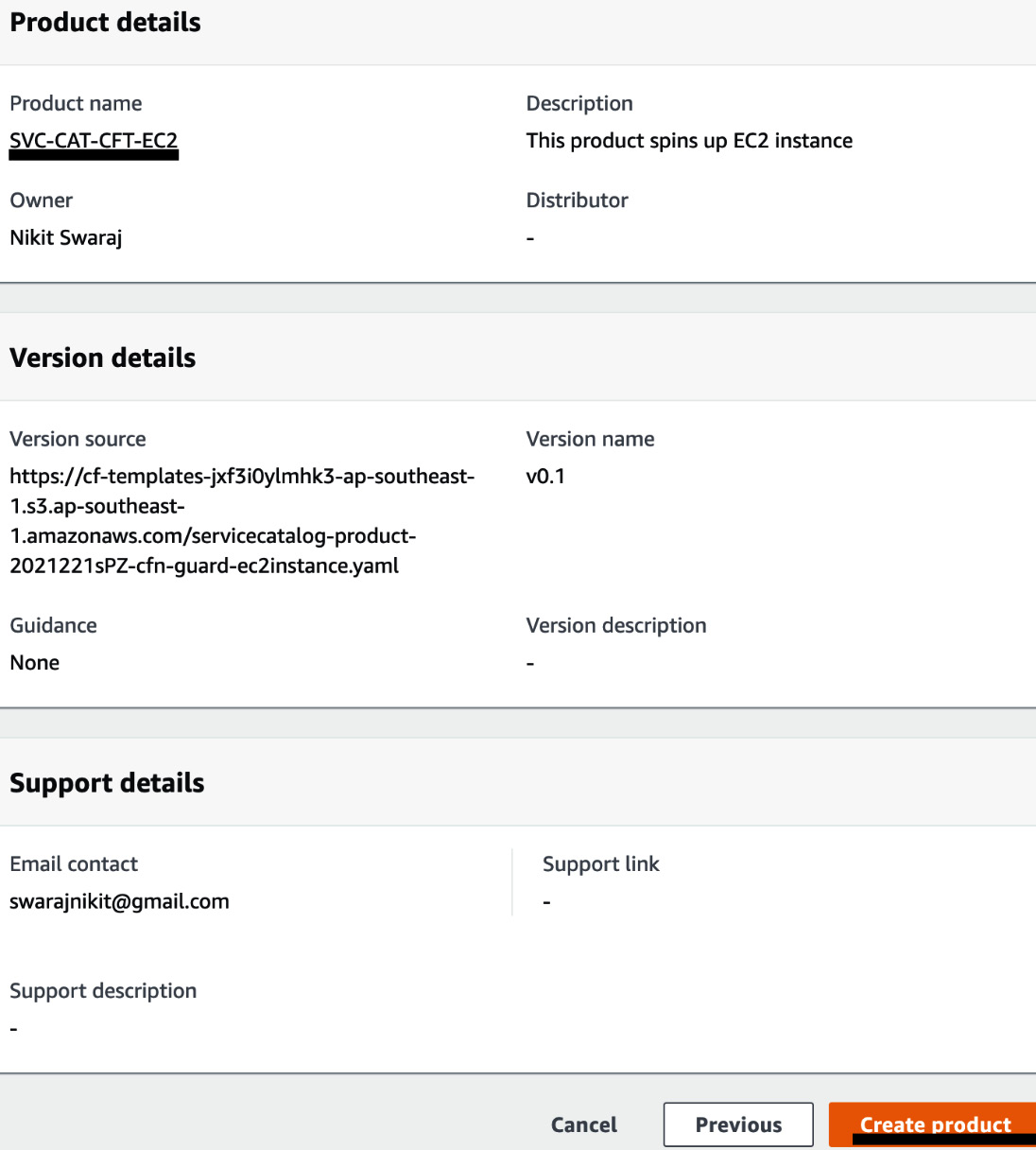 Figure 2.10 – Creating a product
