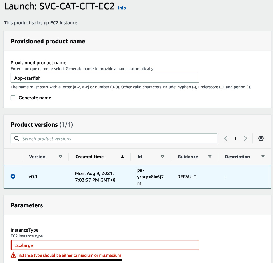 Figure 2.14 – Product Launch page
