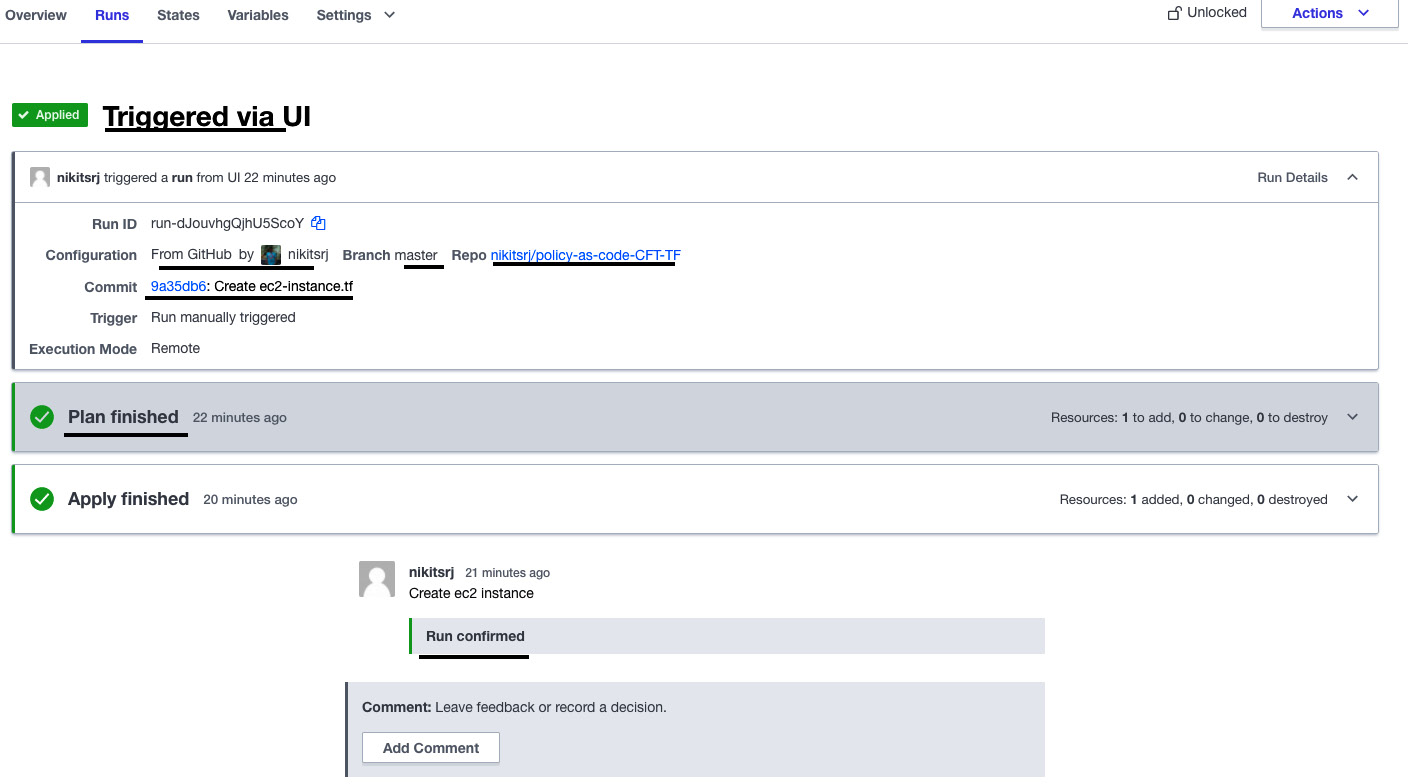 Figure 2.25 – Terraform execution status
