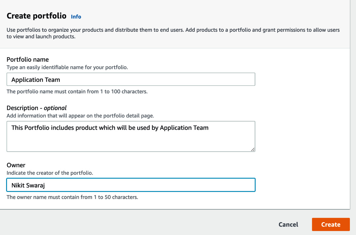 Figure 2.7 – Creating a portfolio
