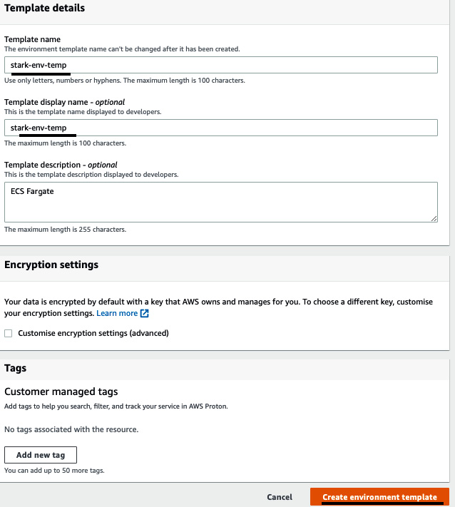 Figure 3.9 – Template details
