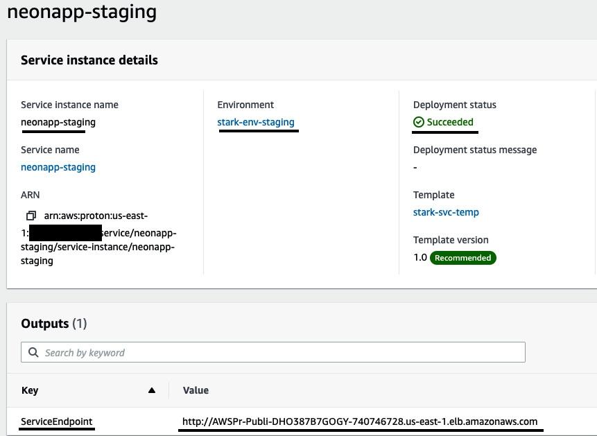 Figure 3.34 – The Service instance details page
