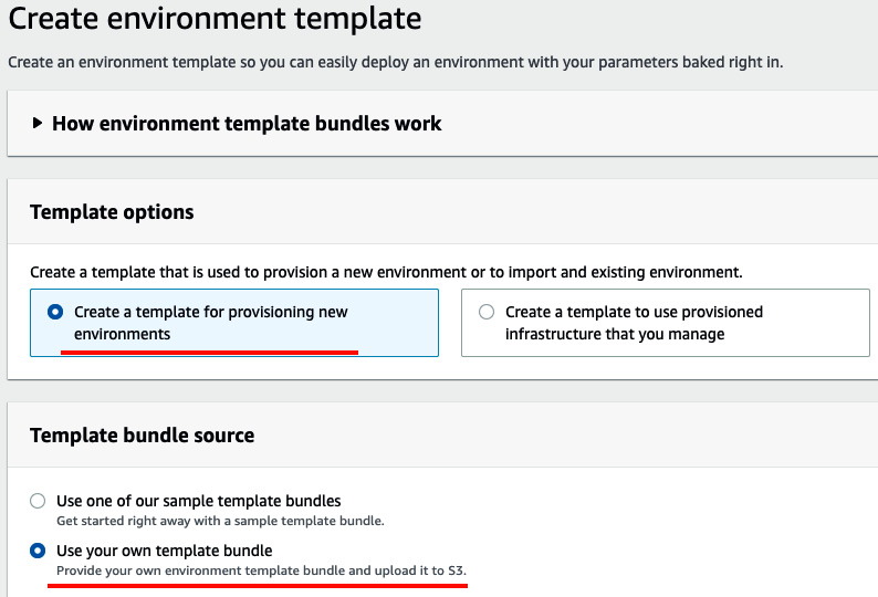 Figure 3.7 – Create environment template
