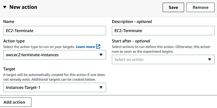 Figure 6.14 – Providing FIS Action details
