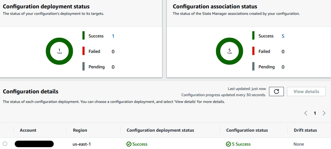 Figure 6.26 – Success status of the configuration deployment
