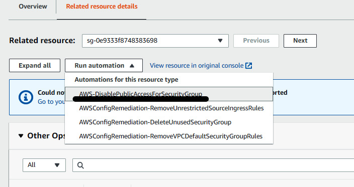 Figure 7.43 – Running the automation runbook for remediation
