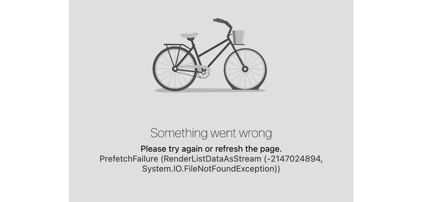 Figure 5.3 – An error message in Microsoft Teams
