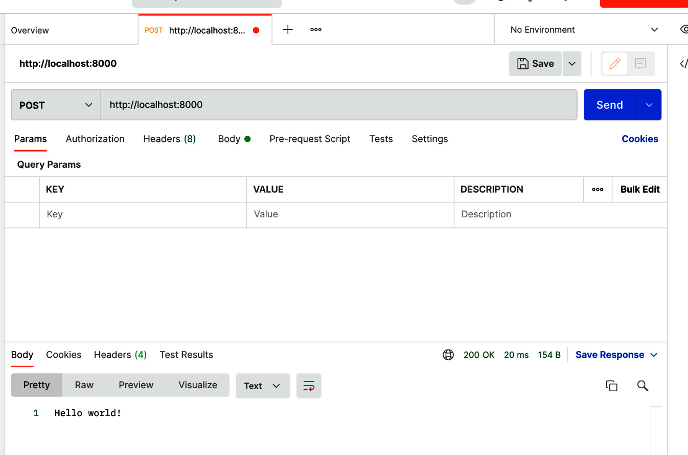 Figure 13.2 – Postman response from MyFirstDeployment ServerReplica