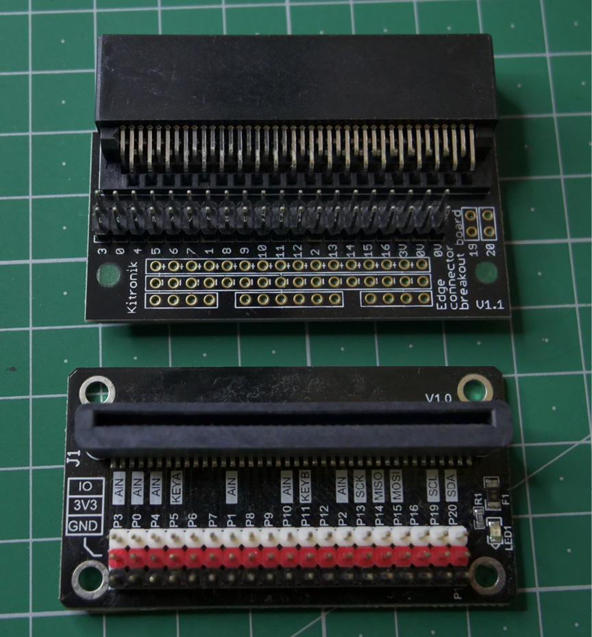 Figure 1.14 – A couple of edge connectors I own
