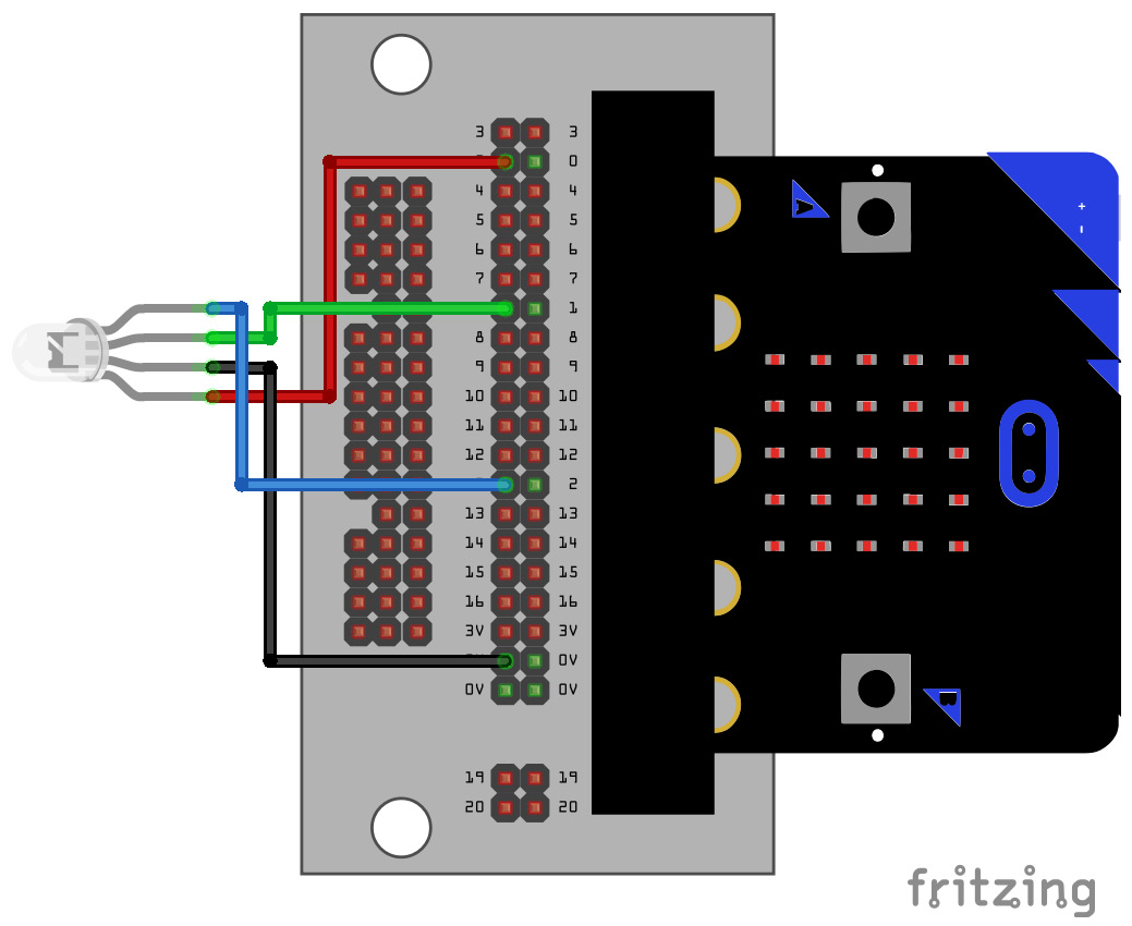 Figure 6.18 – An RGB LED (common cathode)
