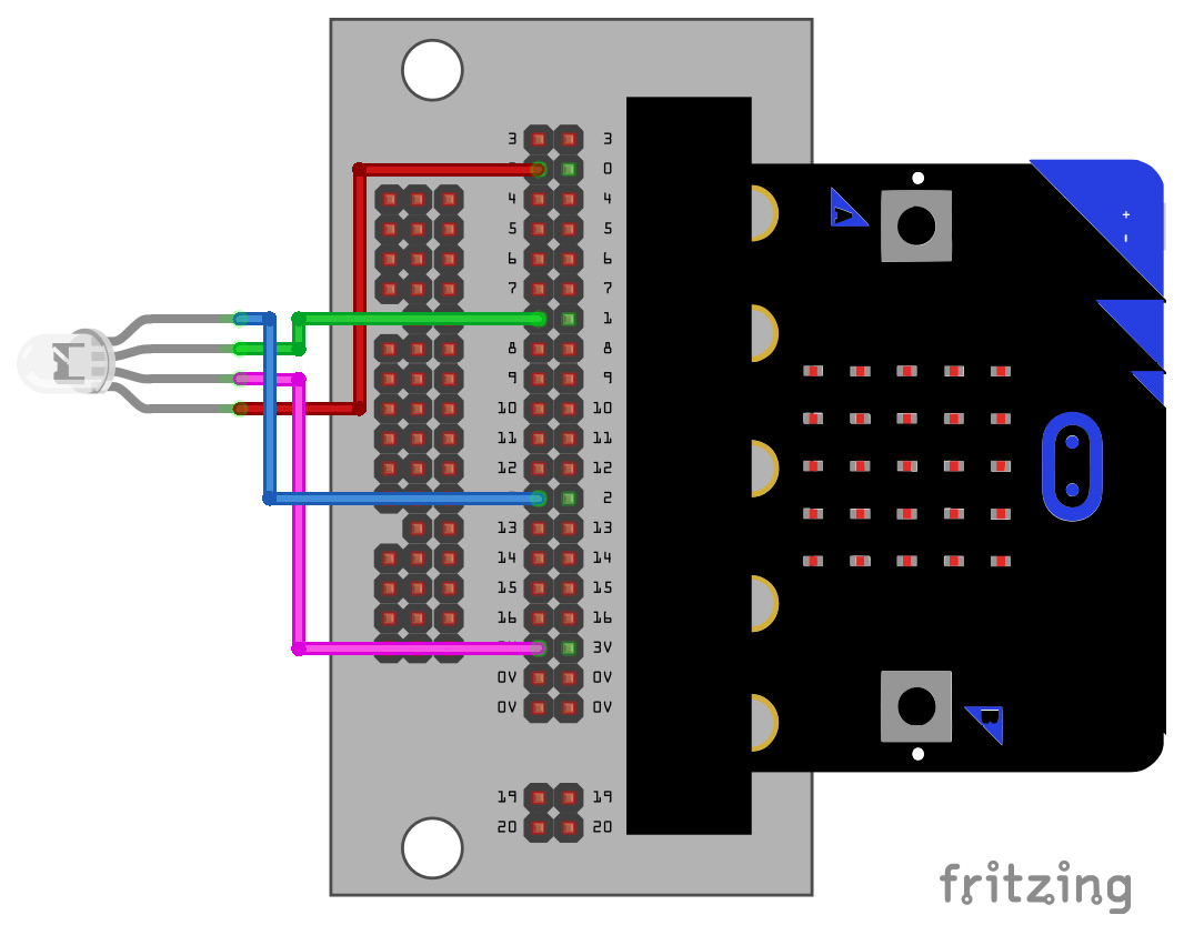 Figure 6.19 – An RGB LED (common anode)
