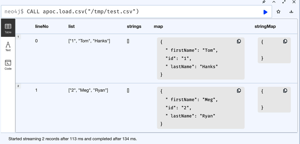 Figure 10.9 – Loading the CSV from an absolute path
