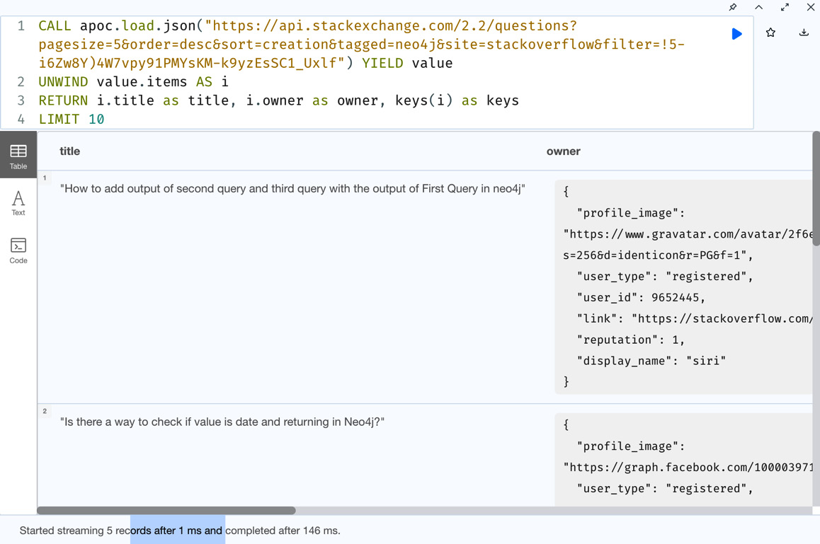 Figure 10.12 – Loading JSON with a URL
