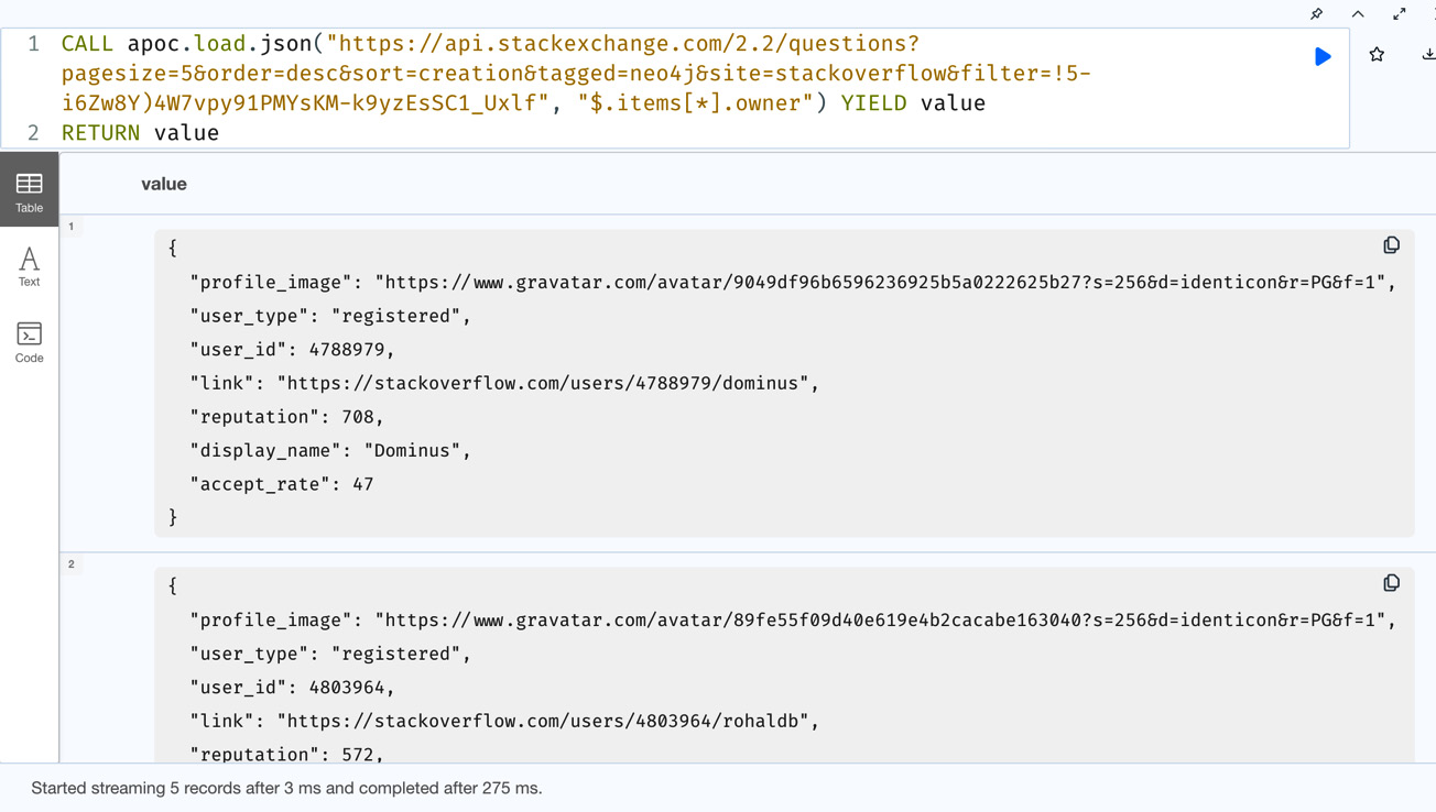 Figure 10.14 – JSON PATH with specific path traversal
