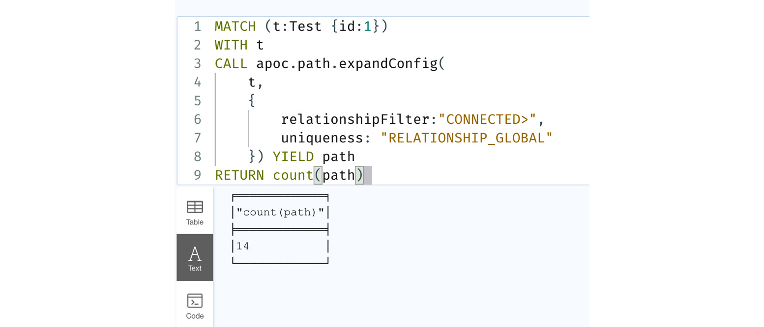 Figure 10.26 – Using the RELATIONSHIP_GLOBAL configuration
