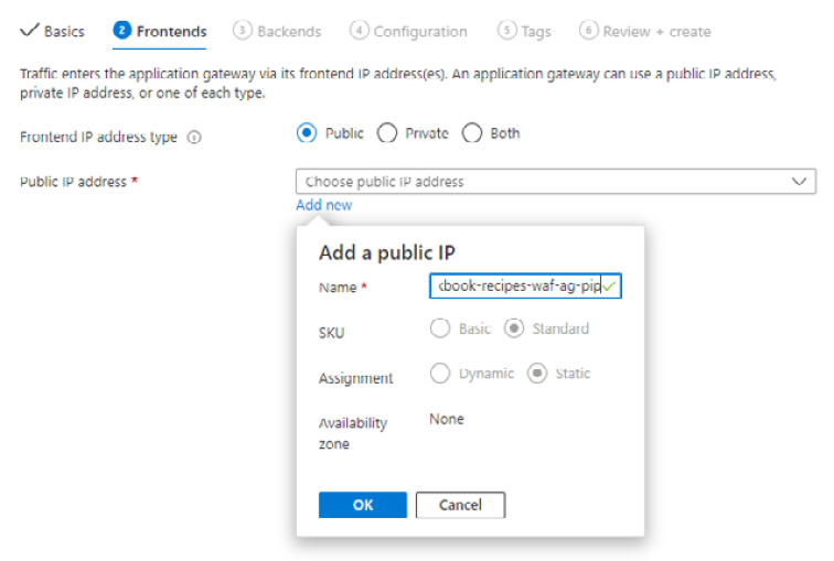 Figure 2.104 – Add a public IP