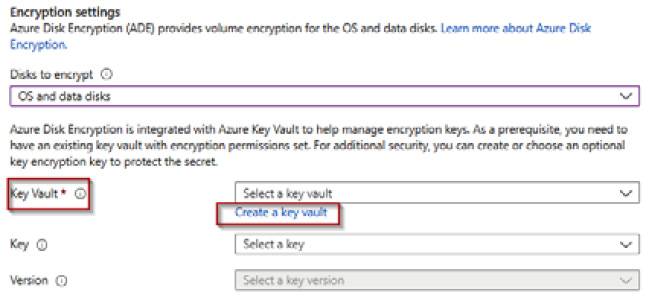 Figure 4.20 – Create a key vault