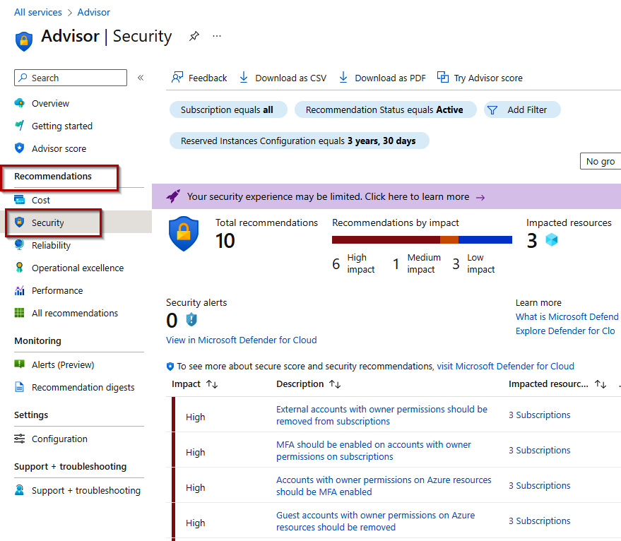 Figure 7.5 – Security blade