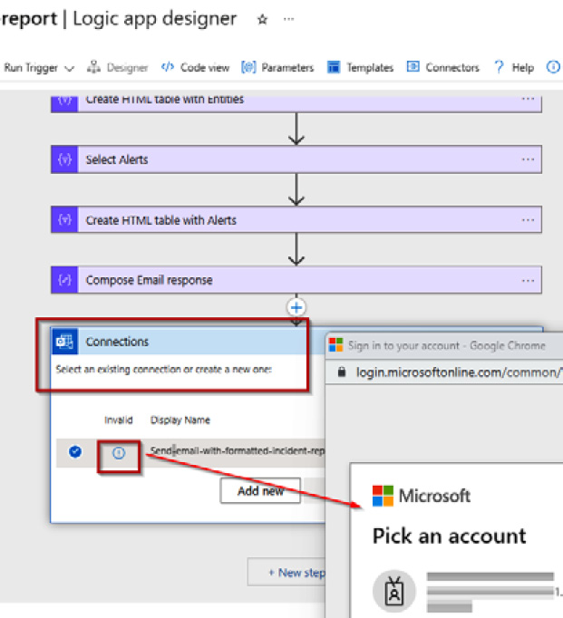 Figure 9.30 – Logic app designer