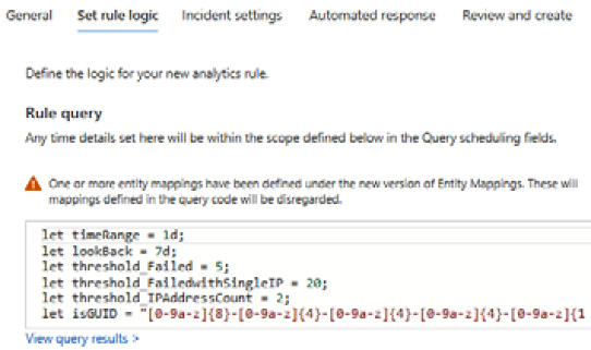 Figure 9.50 – Analytics rule logic