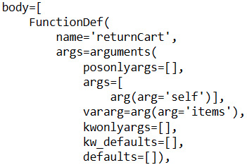 Figure 14.8 – The function definition of the user-defined method
