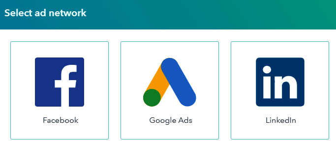 Figure 7.2 – Ads platforms to connect in HubSpot

