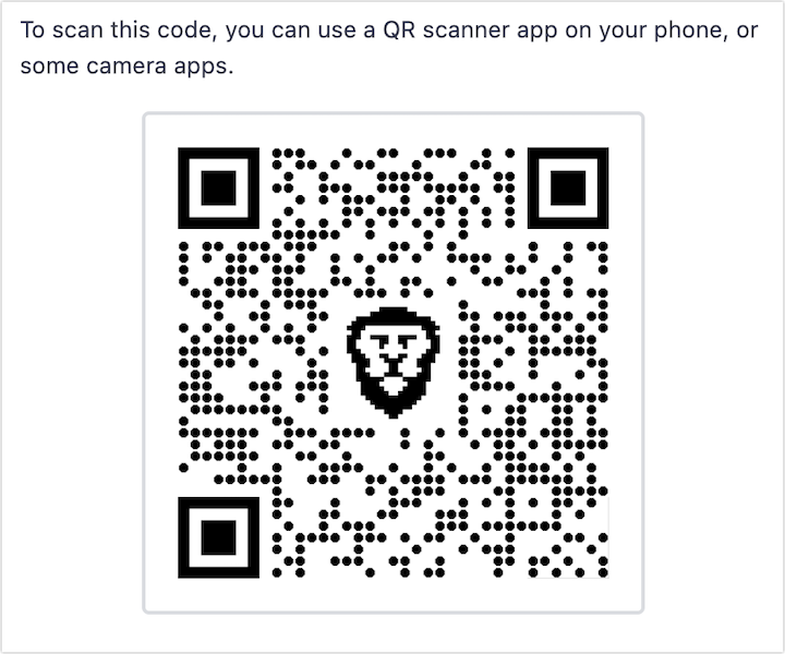 Figure 9: Devices that don’t support passkeys offer a QR code you can scan to log in.