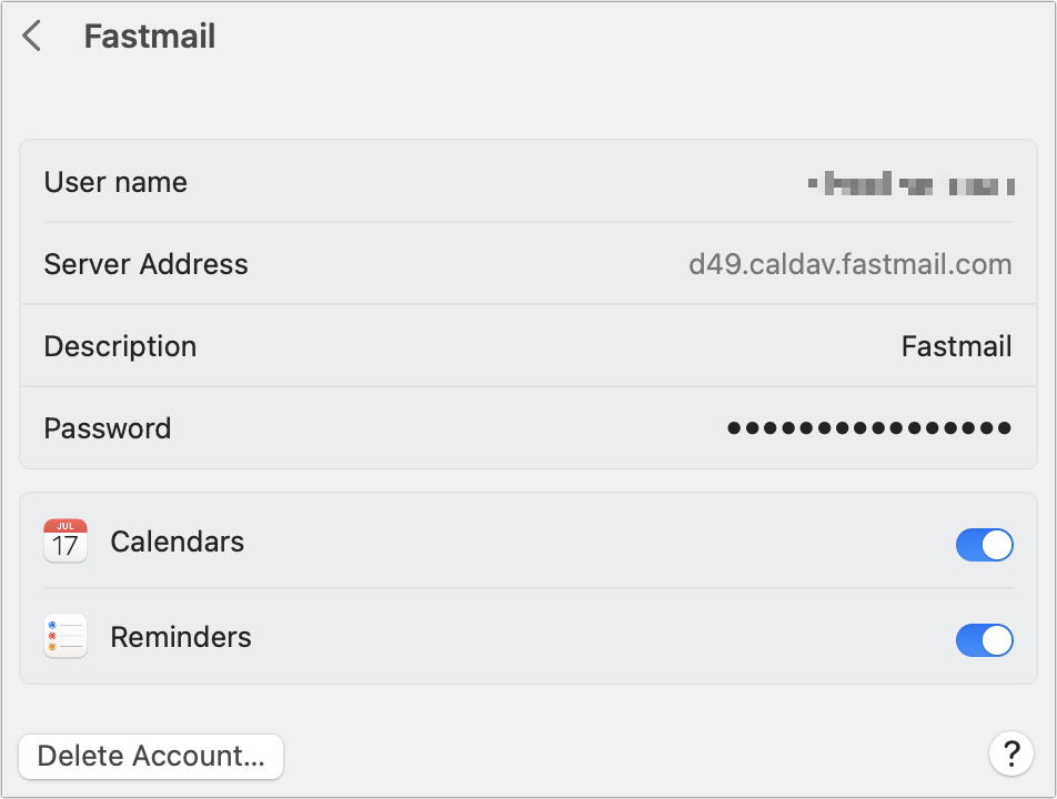 Figure 60: Enable Reminders if it’s available. (Ventura shown here.)