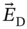 ModifyingAbove upper E With right-arrow Subscript normal upper D