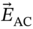 ModifyingAbove upper E With right-arrow Subscript upper A upper C