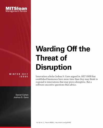 Warding Off the Threat of Disruption 