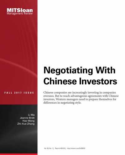 Negotiating With Chinese Investors 