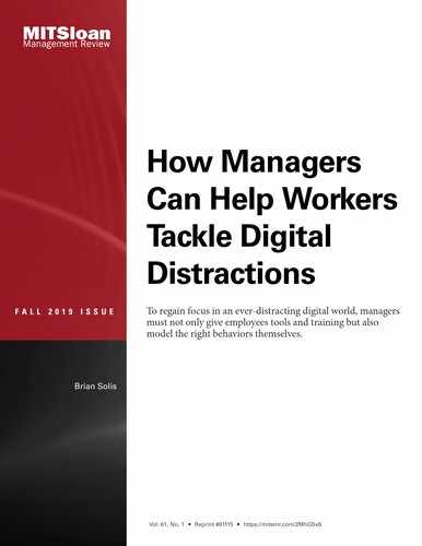 How Managers Can Help Workers Tackle Digital Distractions 