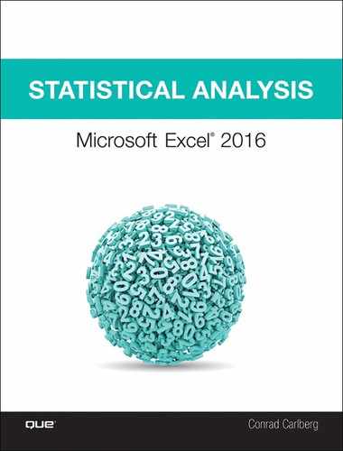 Statistical Analysis: Microsoft Excel 2016 