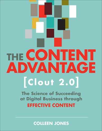 Cover image for The Content Advantage (Clout 2.0): The Science of Succeeding at Digital Business through Effective Content, Second Edition