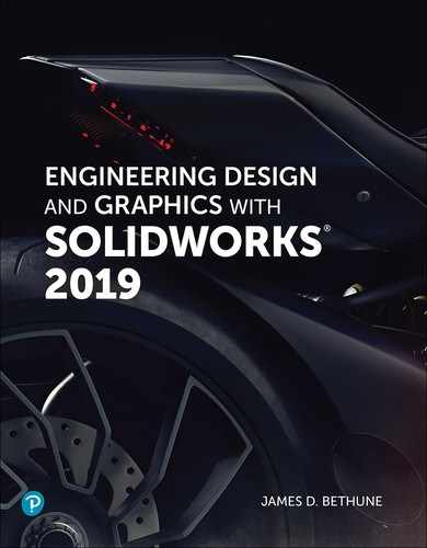 Cover image for Engineering Design and Graphics with SolidWorks 2019