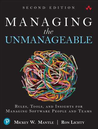 Cover image for Managing the Unmanageable: Rules, Tools, and Insights for Managing Software People and Teams, 2nd Edition