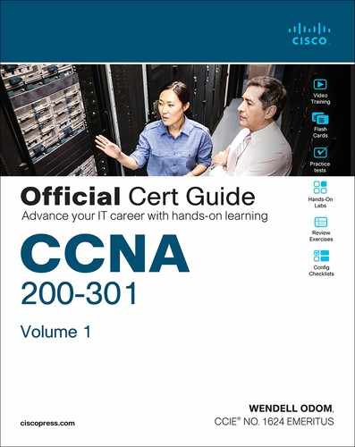 Cover image for CCNA 200-301 Official Cert Guide, Volume 1