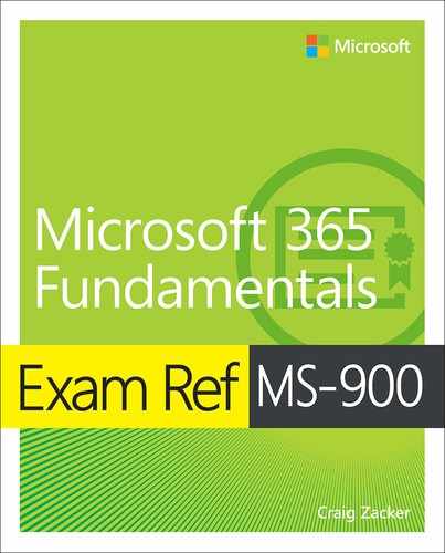 Cover image for Exam Ref MS-900 Microsoft 365 Fundamentals