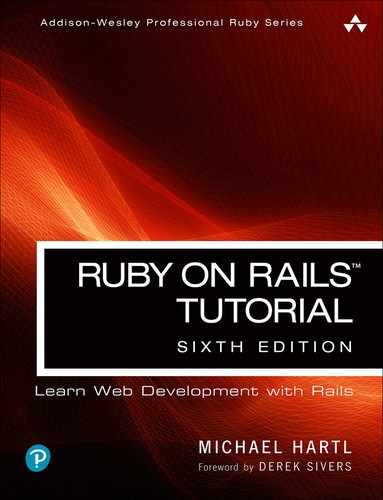 Cover image for Ruby on Rails Tutorial, 6th Edition