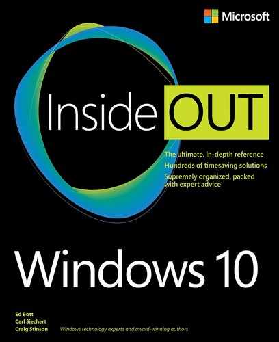 Cover image for Windows 10 Inside Out