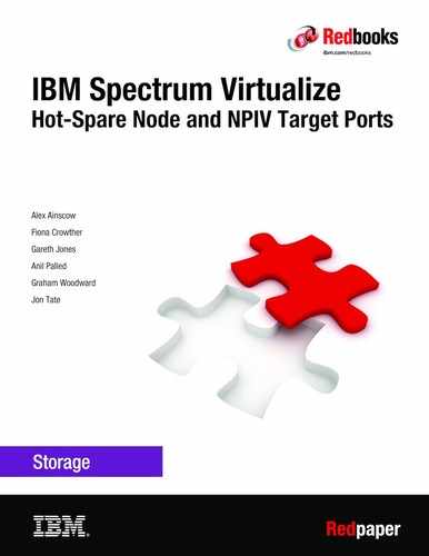 Cover image for IBM Spectrum Virtualize: Hot-Spare Node and NPIV Target Ports