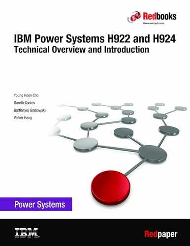 IBM Power Systems H922 and H924 Technical Overview and Introduction 